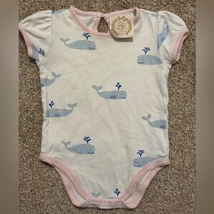 SOLD The Beaufort Bonnet Company Penny’s Play Onesie You’re Whalecome 6/12m